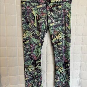 Colorful Abstract Print cropped Lululemon Leggings